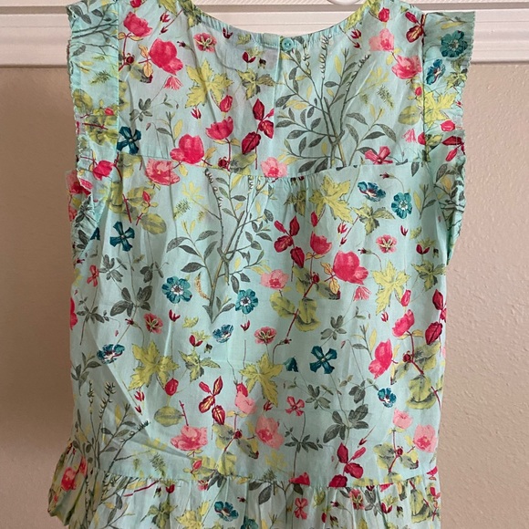 Girls Floral Print Blouse - Picture 8 of 10